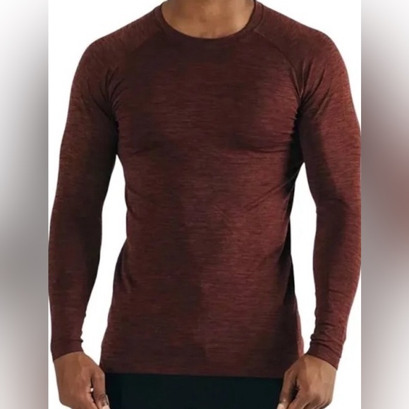 New ALPHALETE Hero Seamless long sleeve | color sparrow | SZ medium - Picture 1 of 7